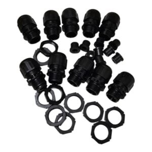 M20 Wiska Sprint Cable Gland GLP20+RDE Qty 10 (Black)