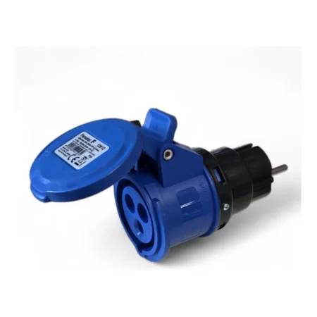 Euro schuko to CEE socket converter