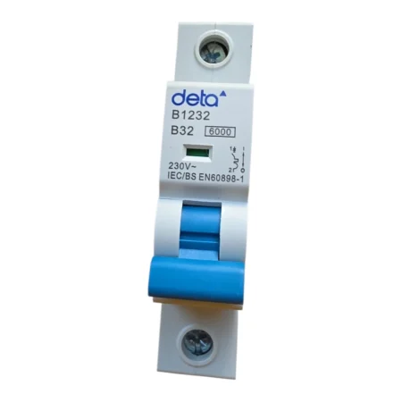 Single-pole circuit breaker with blue lever