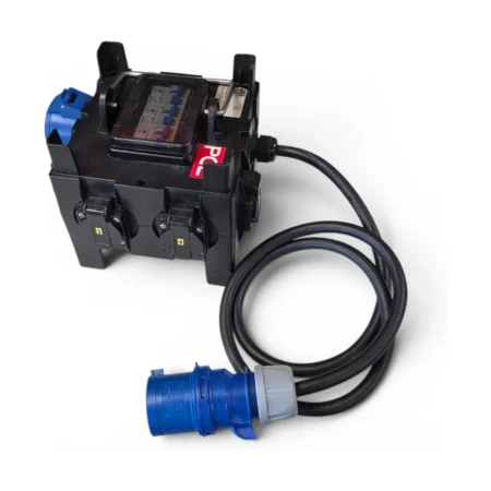 PCE 32A Distribution box 35A Plug to 6 x 13A Socket 1 x 32A socket