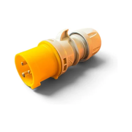 Yellow 110 V CEE plug